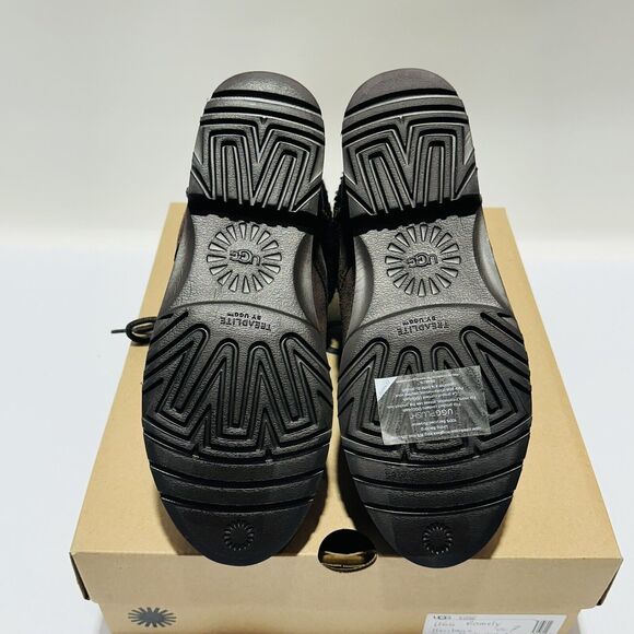 UGG Women's Romely Boots Size 7 Heritage Lace-Up Brown Burnt Cedar Suede NIB - Picture 13 of 13